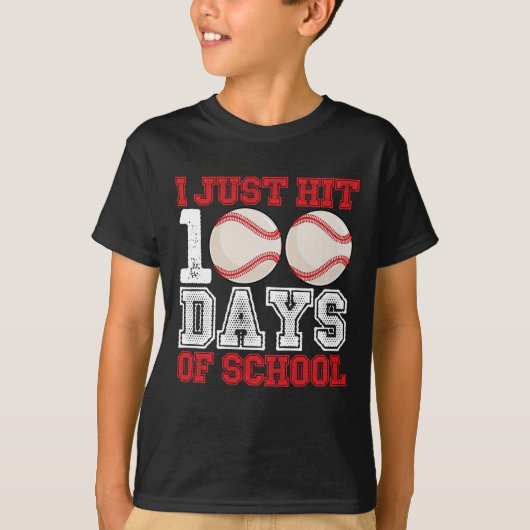 Ik Heb Net 100 Dagen Schoolhonkbal Gevierd T-shirt (Voorkant)