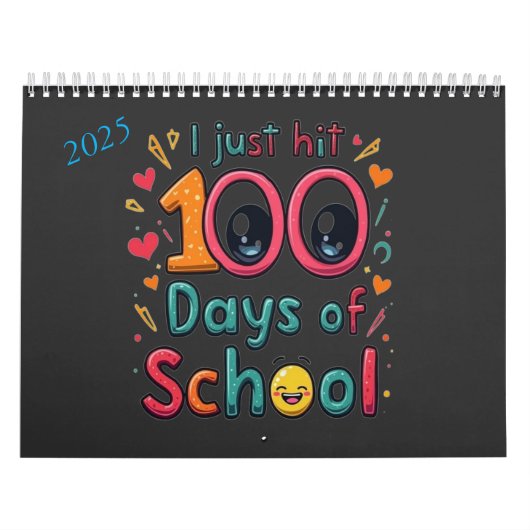 Ik heb net 100 dagen van School Kawaii Design gera Kalender (Hoes)