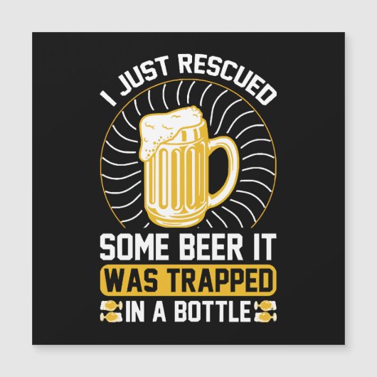 Ik heb net bier gered Het zat vast (Voorkant)