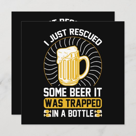 Ik heb net bier gered. Het zat vast (Voorkant / Achterkant)