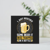 Ik heb net bier gered. Het zat vast (Staand voorkant)