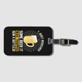 Ik heb net bier gered. Het zat vast Bagagelabel (Voorkant (horizontaal))