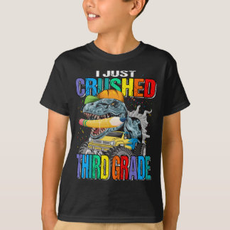 Ik heb net de derde klas monstertruck dinosaurus v t-shirt