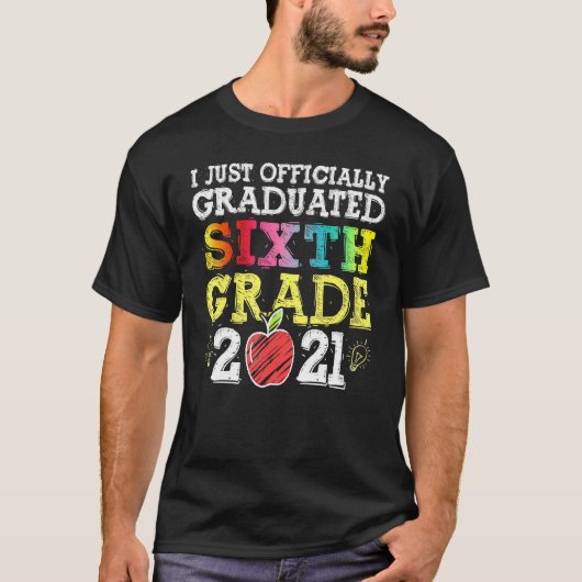 Ik heb net de zesde graad Afstuderen klasse 2 gedi T-shirt (Voorkant)