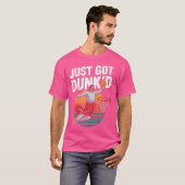 Ik heb net Dunked Jesus Dunking doop spelen terug T-shirt (Voorkant volledig)