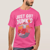 Ik heb net Dunked Jesus Dunking doop spelen terug T-shirt (Voorkant)