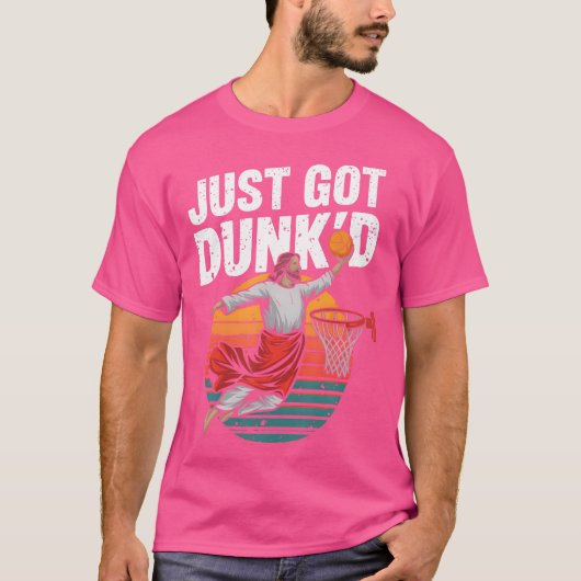 Ik heb net Dunked Jesus Dunking doop spelen terug T-shirt (Voorkant)