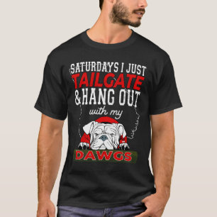 Ik heb net een achterklep en een hangout met mijn t-shirt