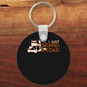 Ik heb net een grappige vrachtwagen laten vallen sleutelhanger (Voorkant)