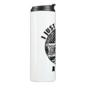 Ik heb net een ladingdump vrachtwagen gedropt in F Thermosbeker (Gedraaid links)