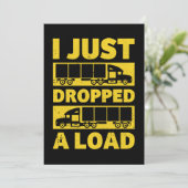 Ik heb net een ladingschenker laten vallen voor tr feestdagenkaart (Staand voorkant)