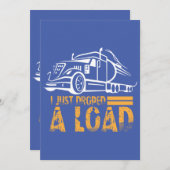 Ik heb net een ladingtrucker laten vallen kaart (Voorkant / Achterkant)