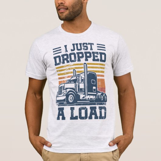 Ik heb net een T-Shirt Funny Trucker Driver laten  (Voorkant)