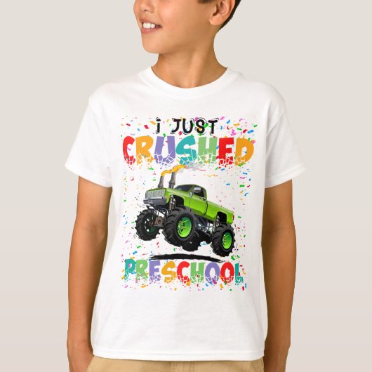 Ik heb net het Afstuderen van de Preschool Monster T-shirt (Voorkant)