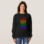 Ik heb net het coolste stel ooit Lgbt getrouwd Off Trui (Voorkant volledig)