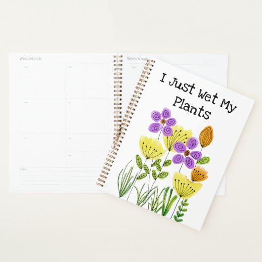 Ik heb net mijn Planten nat gemaakt - Flower Garde Planner (Display)