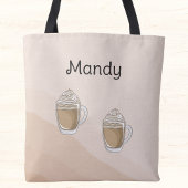 Ik heb net slagroom aan mijn koffie toegevoegd tote bag