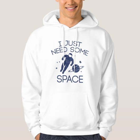 Ik heb net wat ruimte nodig hoodie (Voorkant)