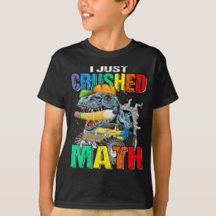 Ik heb net Wiskunde Monster Truck Dinosaur VER2 ve T-shirt