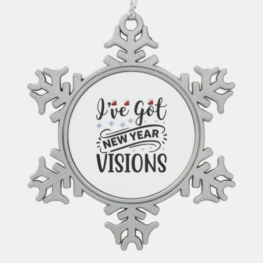 Ik heb New Year Visions Ornament (Voorkant)