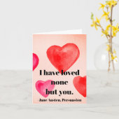 Ik heb niemand anders dan jou lief gehad -Jane Aus Kaart (Gele Bloem)