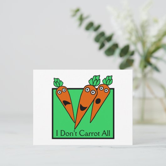 Ik heb niet alles. briefkaart (Staand voorkant)