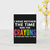 Ik heb niet de tijd of de Crayons om de Kaart (Gele Bloem)