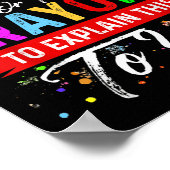 Ik heb niet de tijd of de Crayons om de Poster (Hoek)