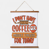 Ik heb niet genoeg hangend wandkleed (Voorkant)