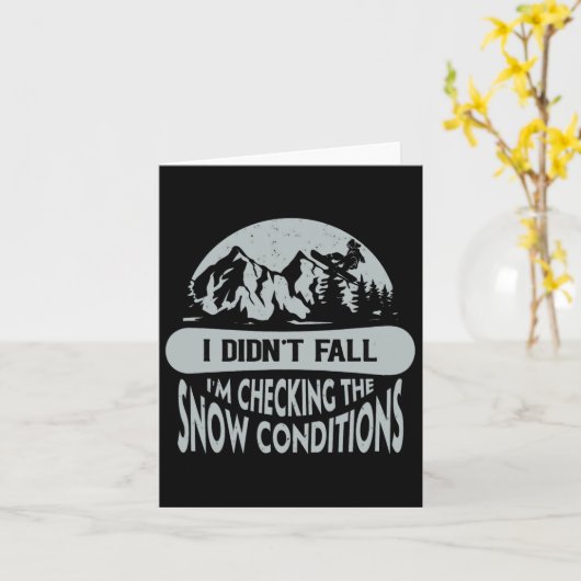 Ik heb niet Herfst dat ik de sneeuwcondities contr Kaart (Gele Bloem)