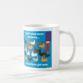 Ik heb niet meer kippen nodig...Mok Koffiemok