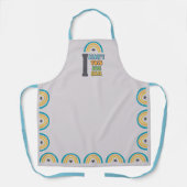 Ik heb niet op hem gestemd, boho gevoel schort (Voorkant)