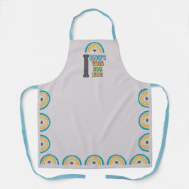 Ik heb niet op hem gestemd, boho gevoel schort