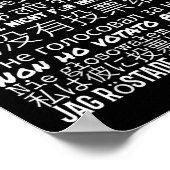 Ik heb niet op hem gestemd - Shirt tegen Trump Poster (Hoek)