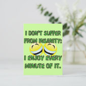 IK HEB NIET TE MAKEN MET ONZEKERHEID BRIEFKAART (Staand voorkant)