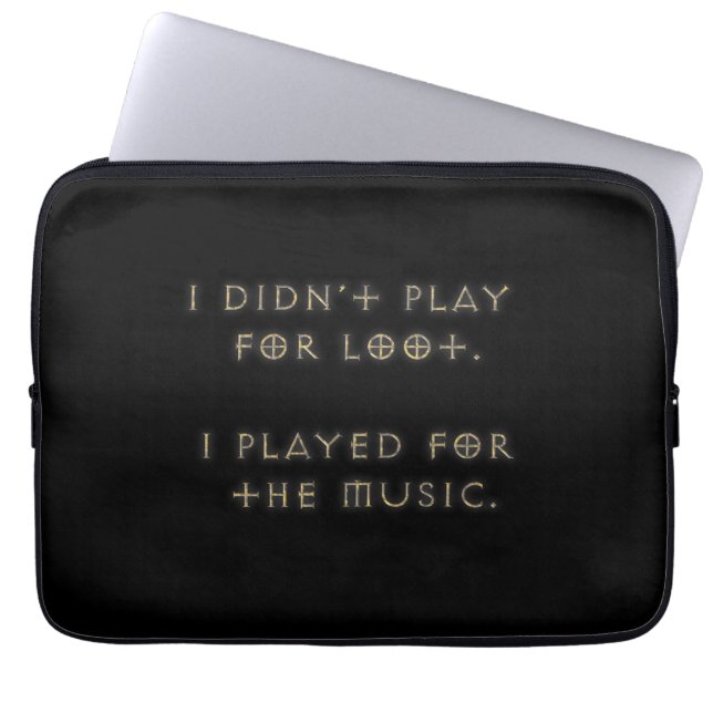 Ik heb niet voor buit gespeeld. laptop sleeve (Voorkant)