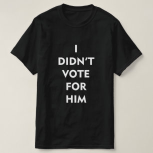 IK HEB NIET VOOR HEM GESTEMD T-SHIRT