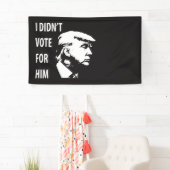 Ik heb niet voor Trump gestemd Spandoek (Insitu)