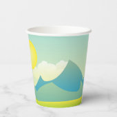 Ik heb niets gezien op Groundhog Day Papieren Bekers (Achterkant)