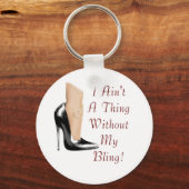 Ik heb niets zonder m'n borst. sleutelhanger (Voorkant)