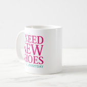 Ik heb nieuwe schoenen nodig koffiemok (Voorkant links)