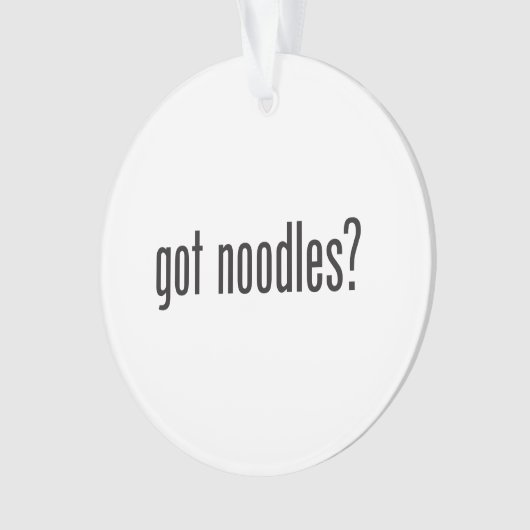Ik heb noedels ornament (voorkant)