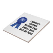 Ik heb nog een vergadering overleefd die een tegeltje (Zijkant)