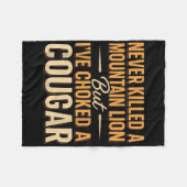 Ik heb nog nooit een bergleeuw gedood, maar ik heb fleece deken (Voorkant (Horizontaal))