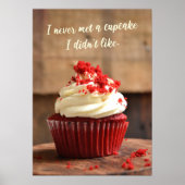Ik heb nog nooit een cupcake ontmoet die ik niet l poster (Voorkant)