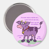 Ik heb nog nooit een Paarse Koe gezien Magneet (Voorkant / Achterkant)