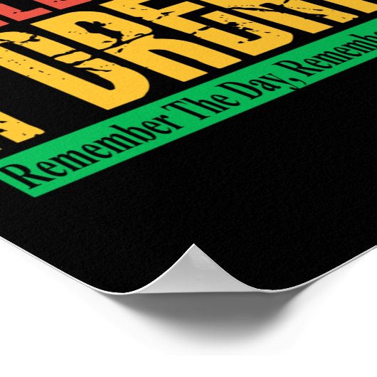 Ik heb nog steeds een droom om de dag te herinnere poster (Hoek)