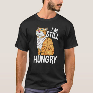 Ik heb nog steeds honger Kat illustratie voor kat T-shirt