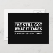 Ik heb nog steeds wat nodig is briefkaart (Voorkant / Achterkant)