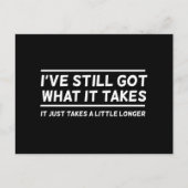 Ik heb nog steeds wat nodig is briefkaart (Voorkant)